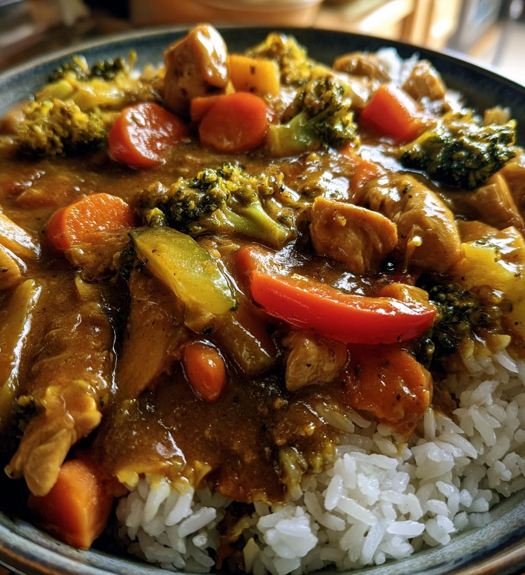 hähnchen gemüse curry ohne kokosmilch - detail 1