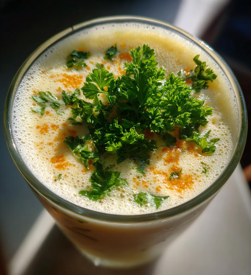 kartoffelsuppe im glas - detail 1