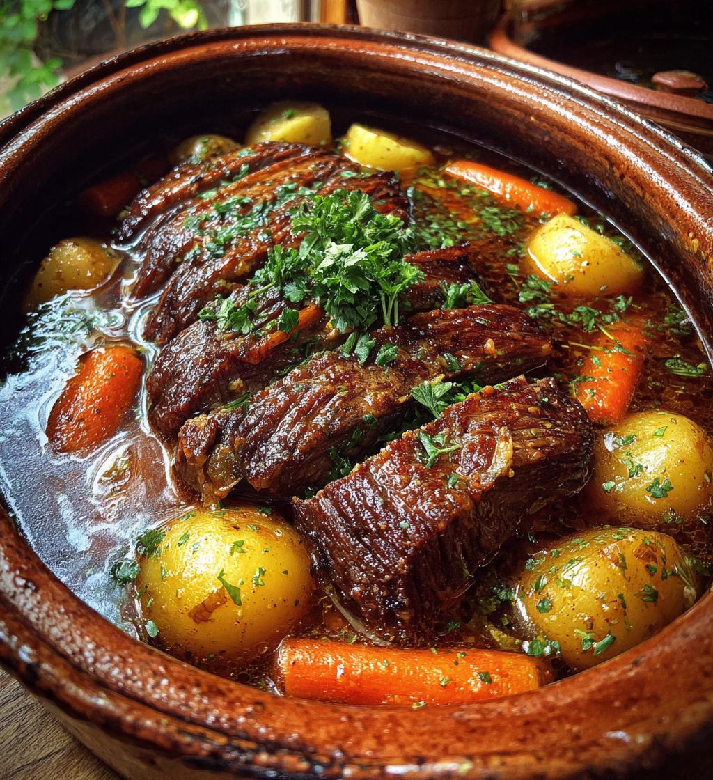 rinderbraten aus dem römertopf - detail 1