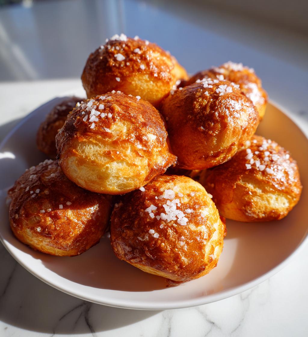 10 minute fluffy air fryer pretzel bites