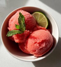 5 minute watermelon sorbet 2 ingredients