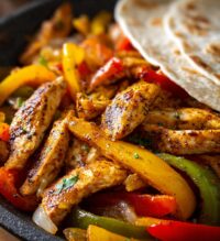 air fryer chicken fajitas