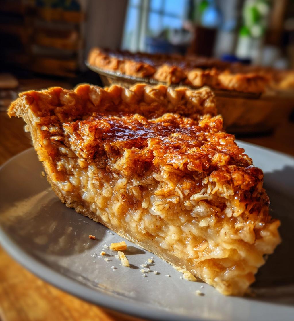 amish oatmeal pie recipe