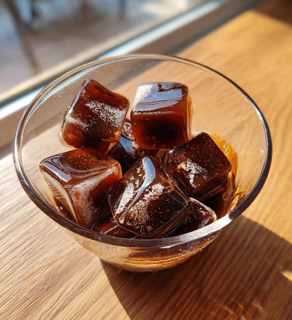 baileys and coffee ice cubes
