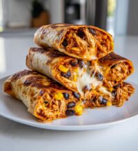 baked chicken chimichangas