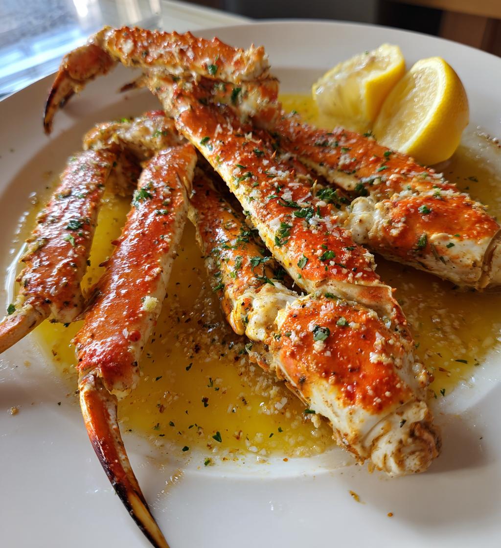 baked crab legs in butter sauce