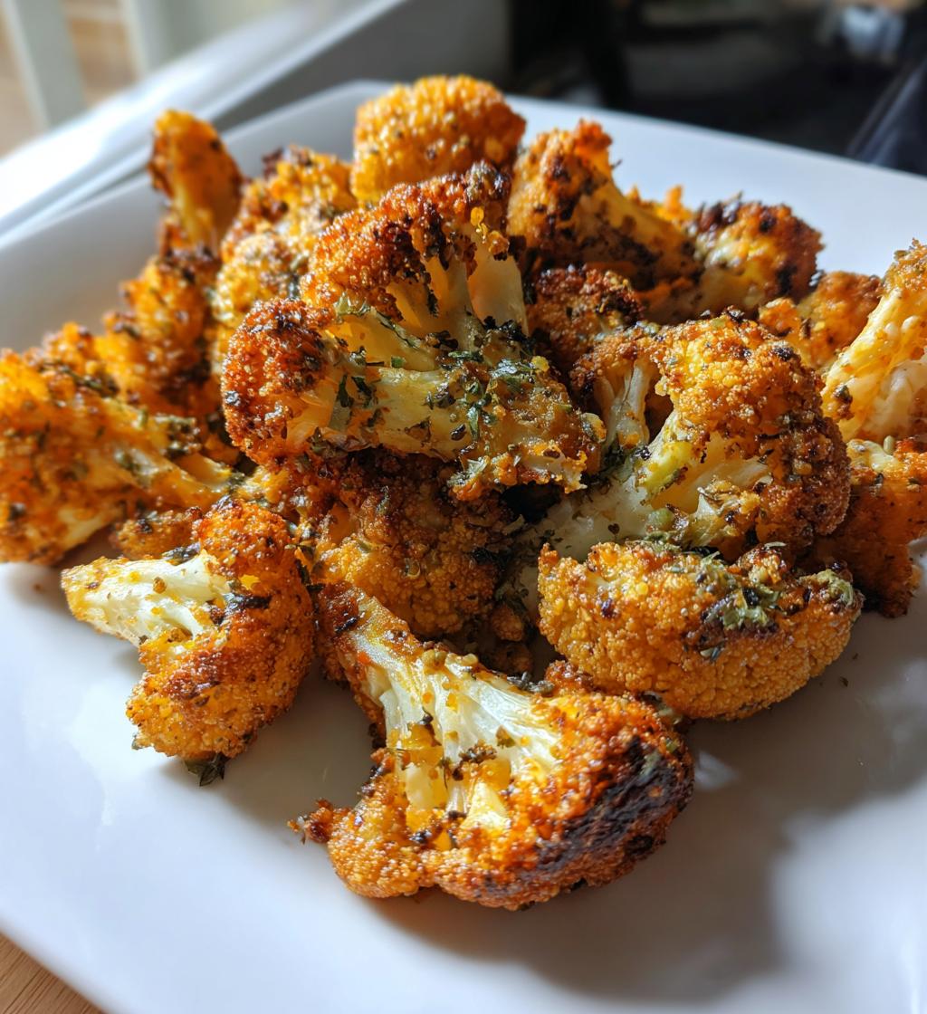 baked crunchy cauliflower