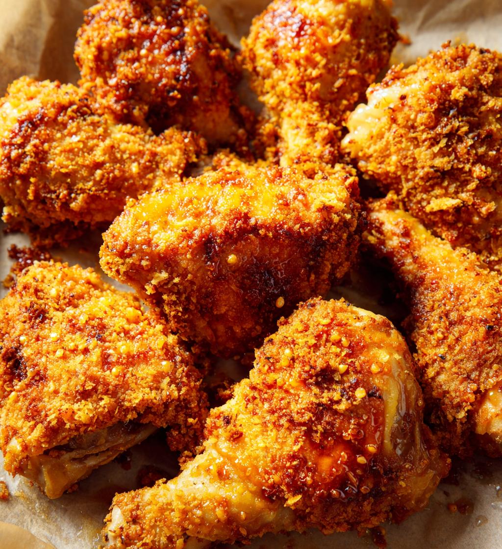 baked crunchy hot honey chicken