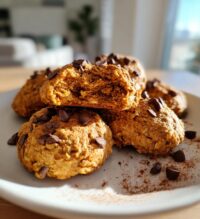 banana oatmeal high protein breakfast cookies