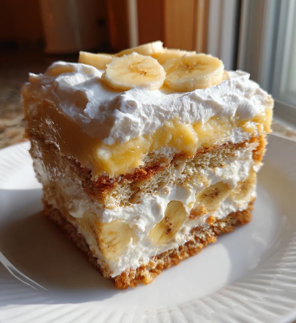 banana pudding cake - detail 1
