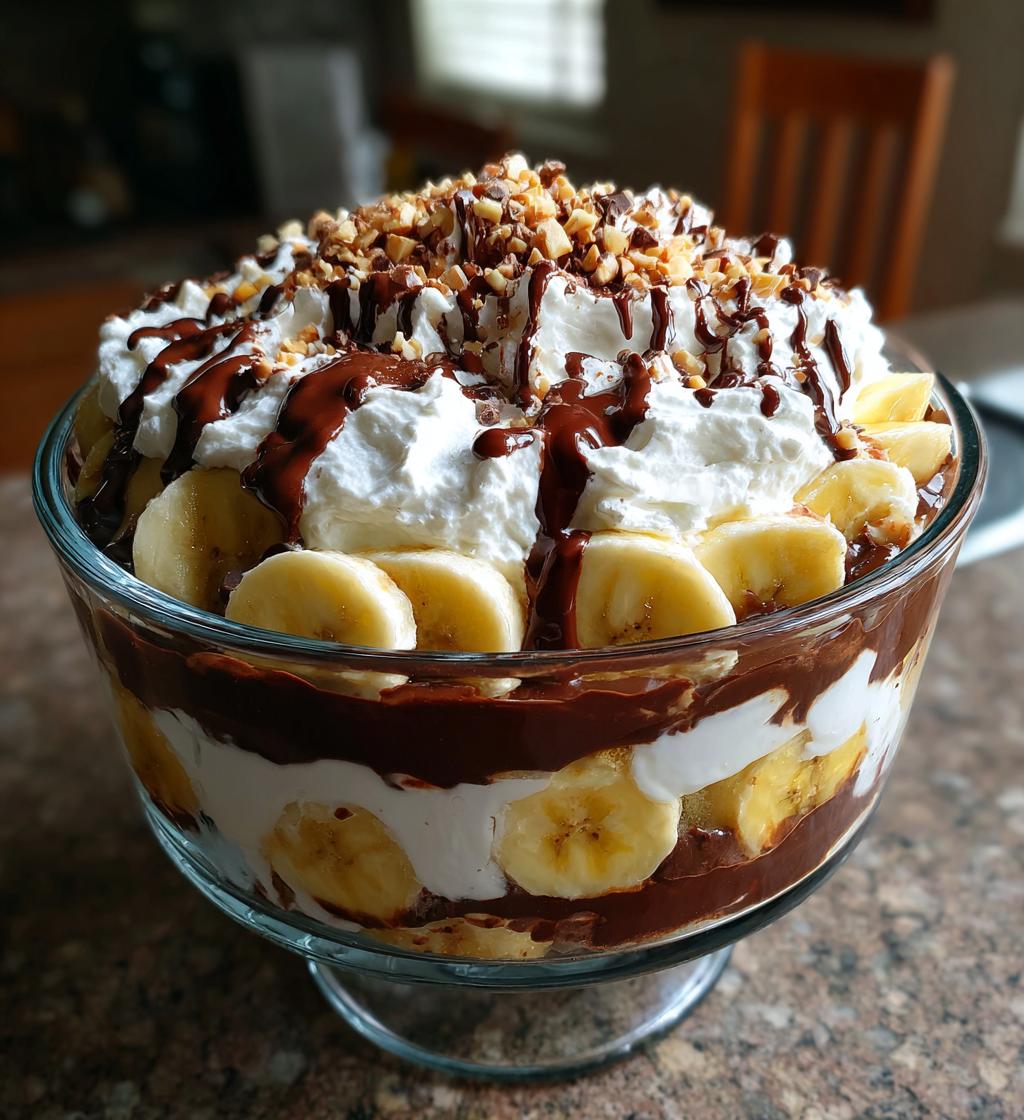 banana split trifle
