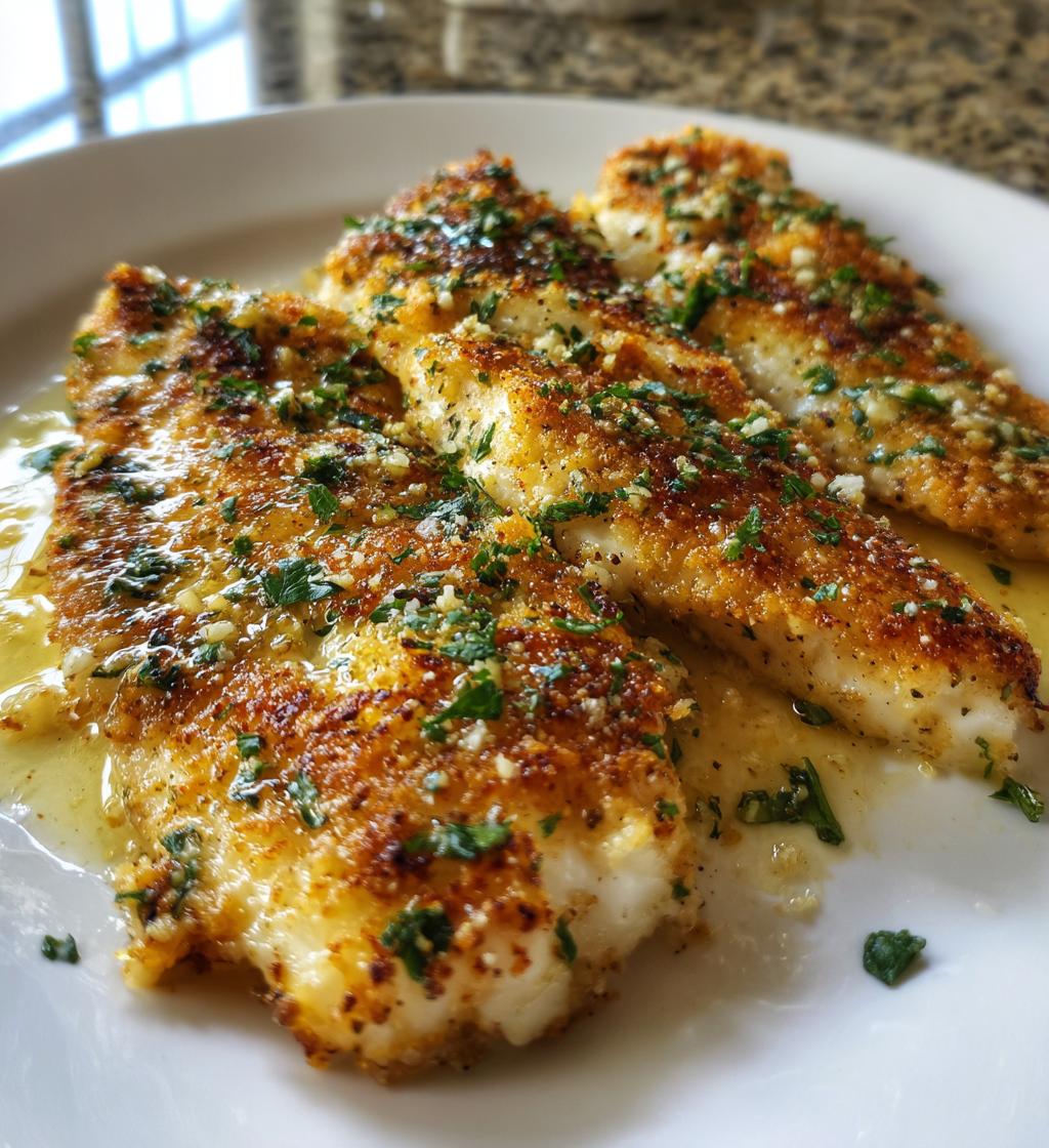 best garlic parmesan flounder recipe