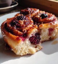 blackberry cinnamon rolls