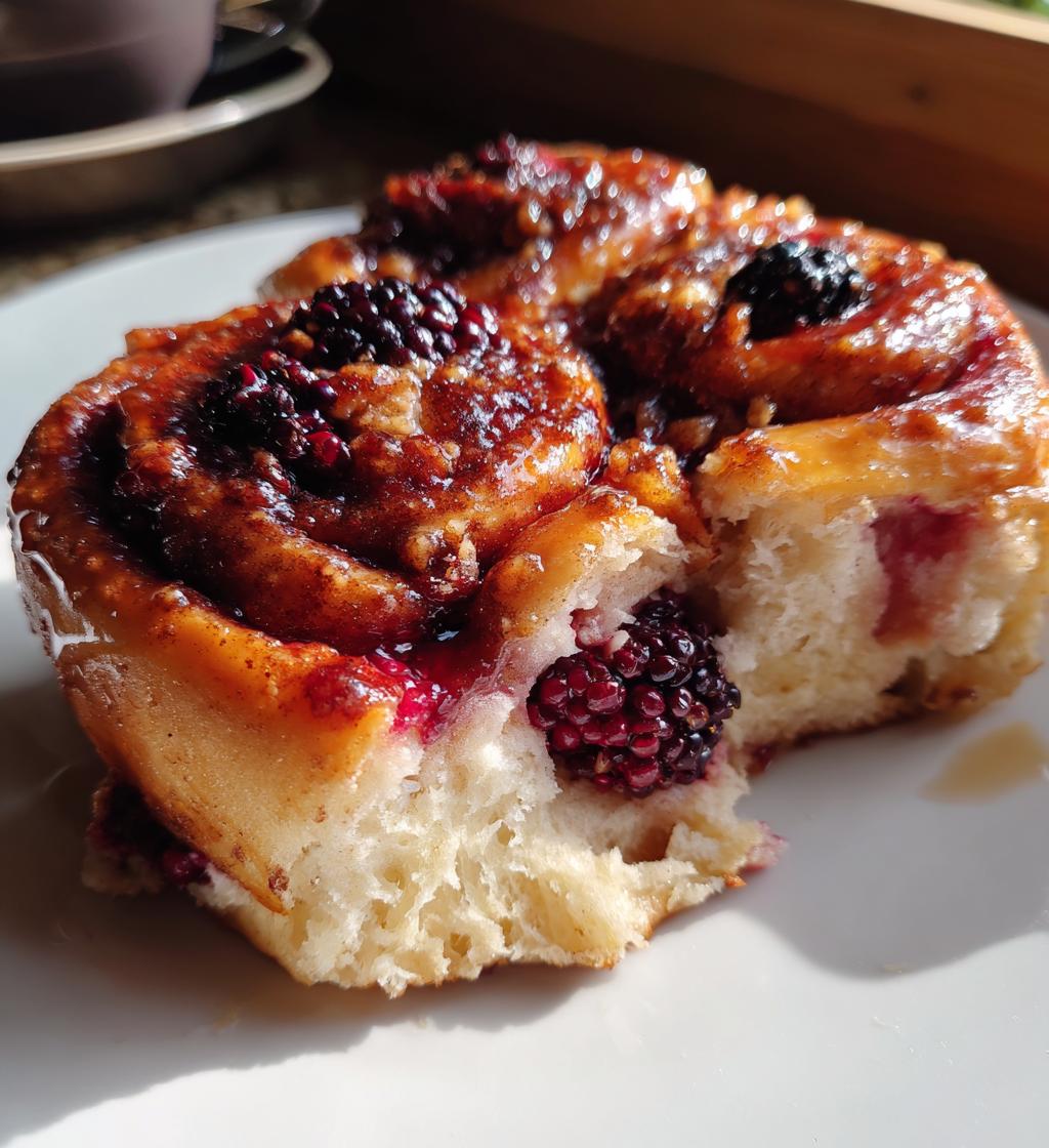blackberry cinnamon rolls