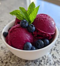 blueberry sorbet