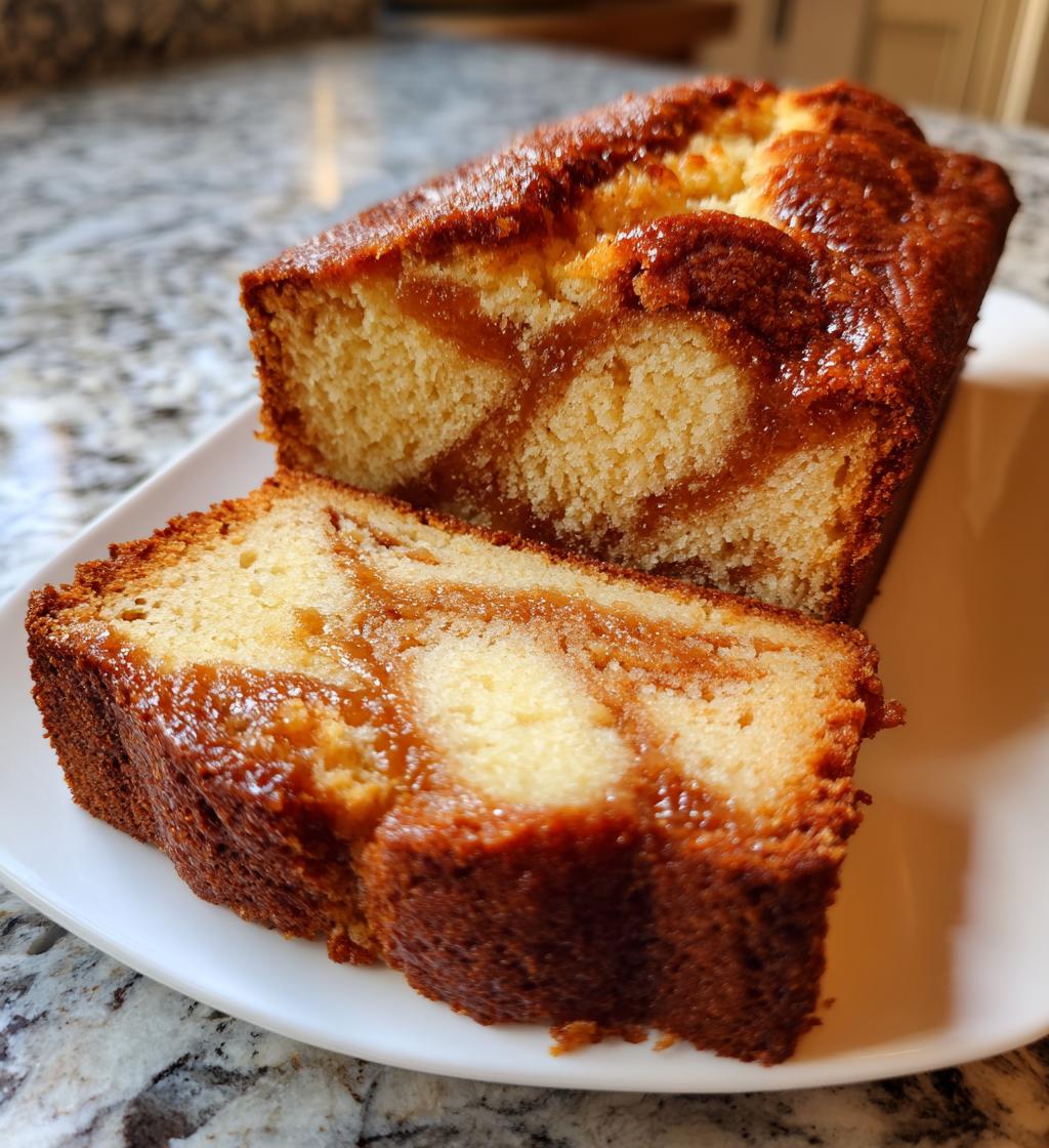 brown sugar caramel pound cake