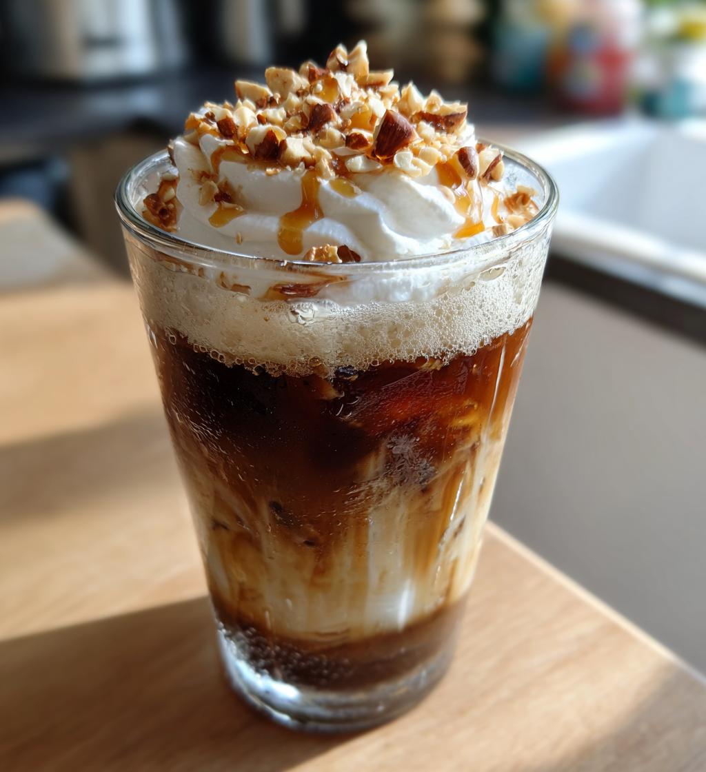 caramel hazelnut iced coffee a refreshing and nutty delight