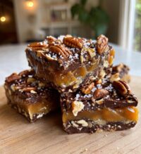 caramel pecan dream bars