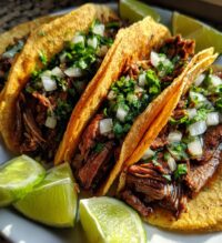 carne asada street style tacos
