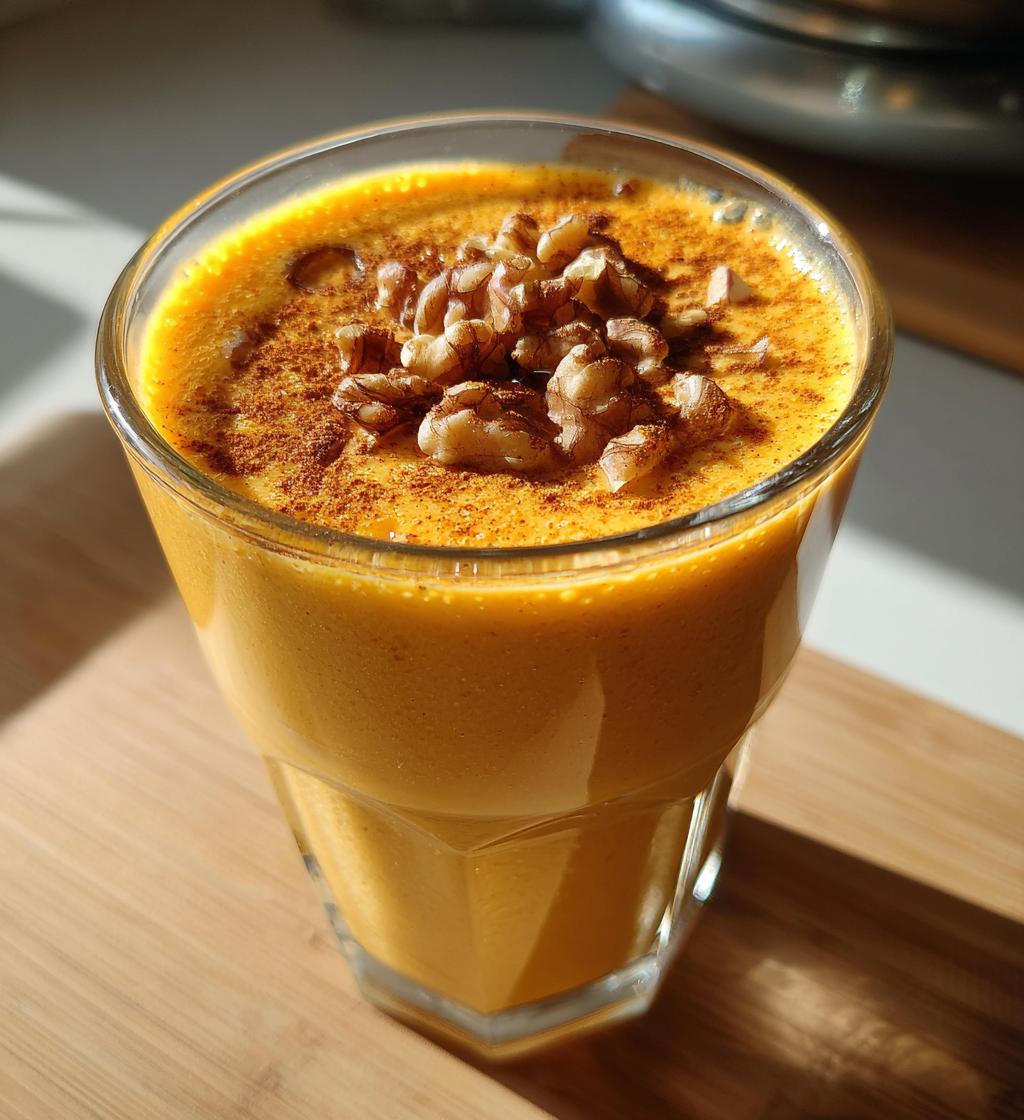 carrot cake smoothie - detail 1