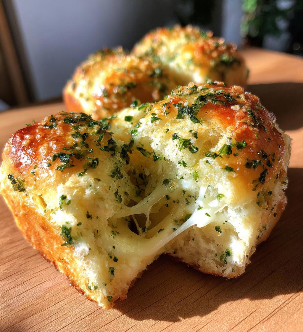 cheese filled garlic knots