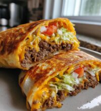 cheeseburger crunch wrap
