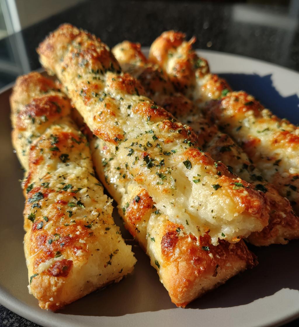 cheesy garlic breadsticks