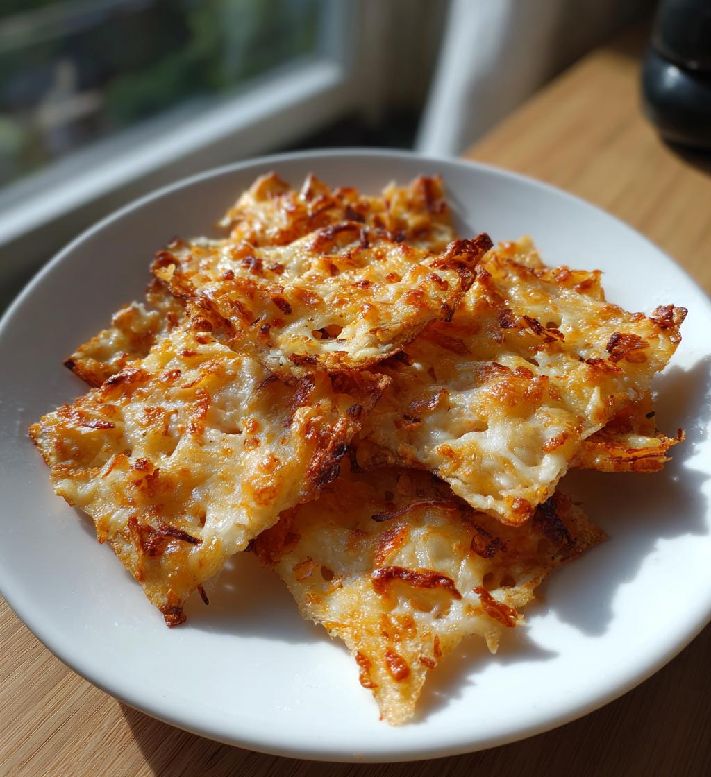 cheesy onion crisps
