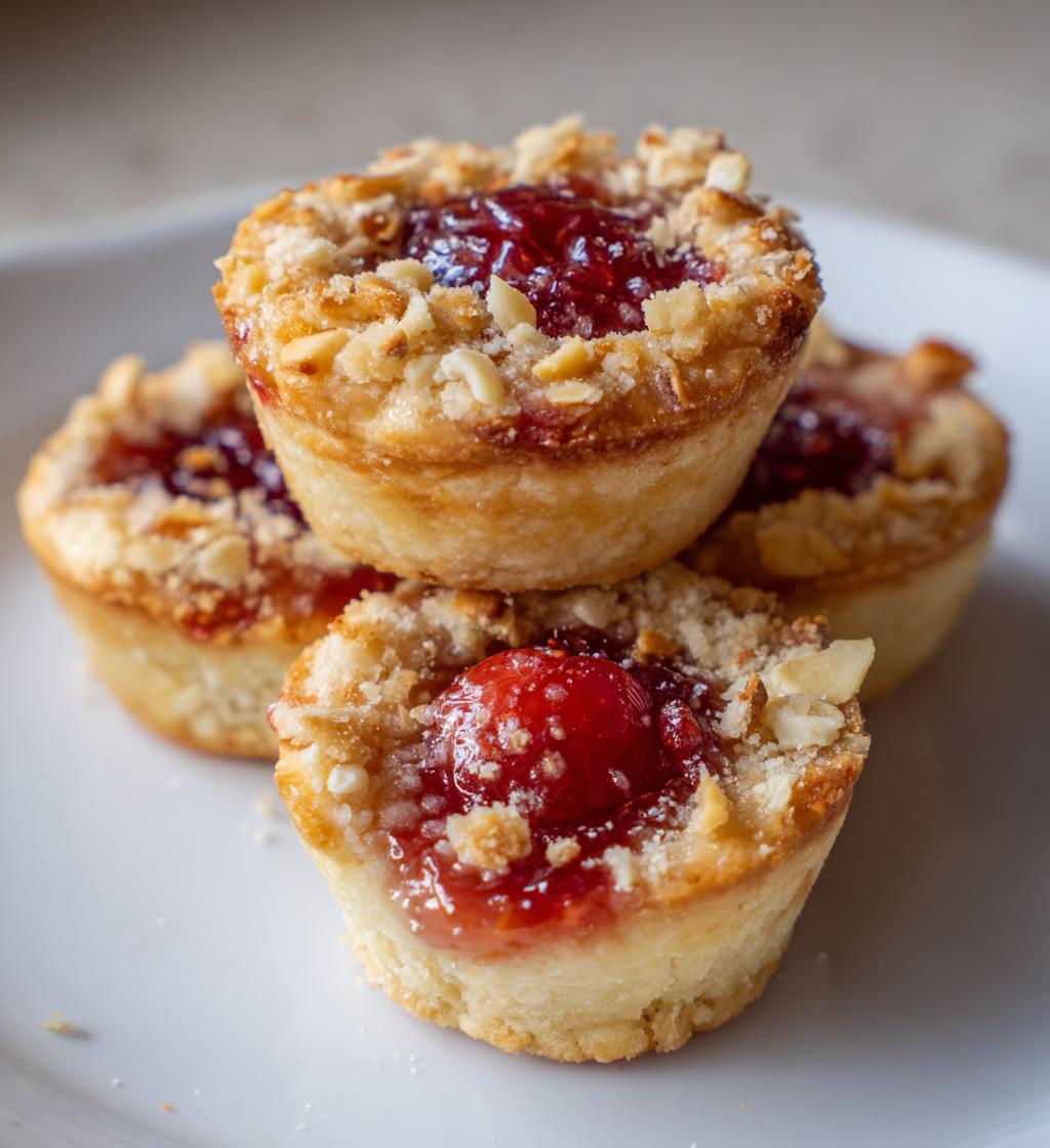cherry bakewell tartlets
