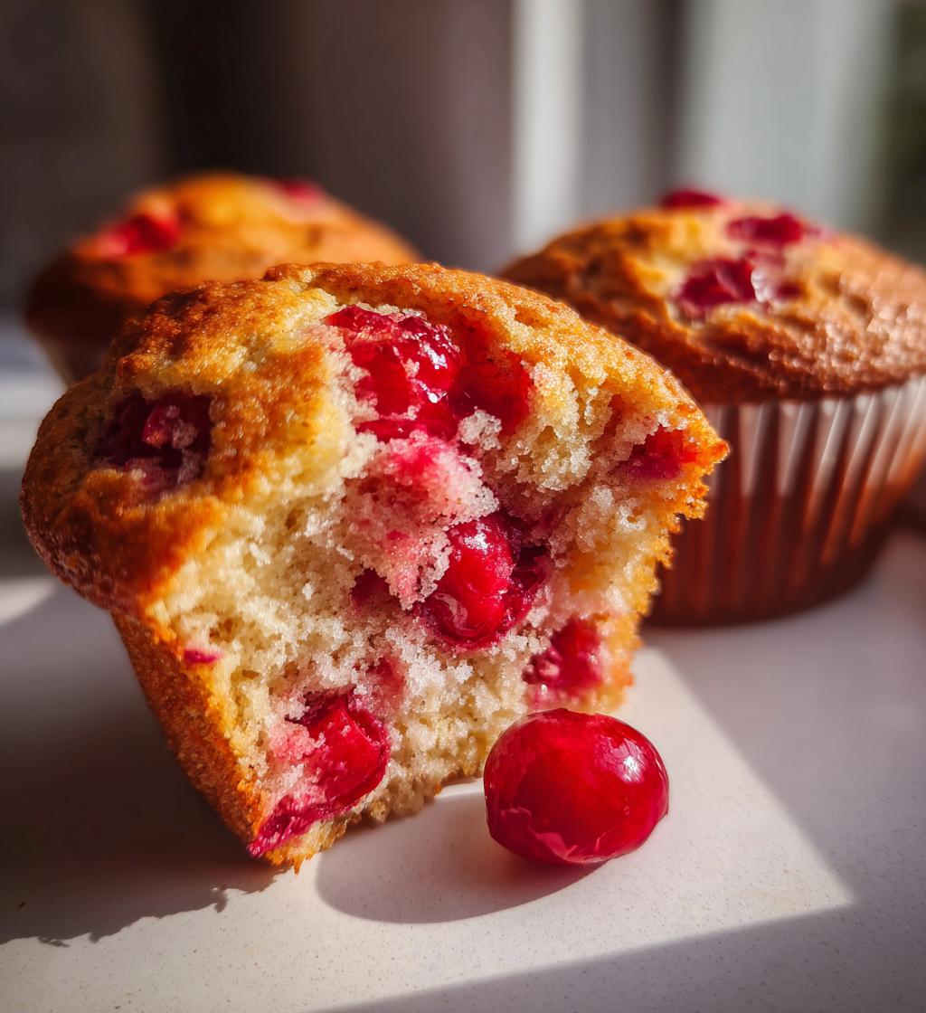 cherry cobbler muffins