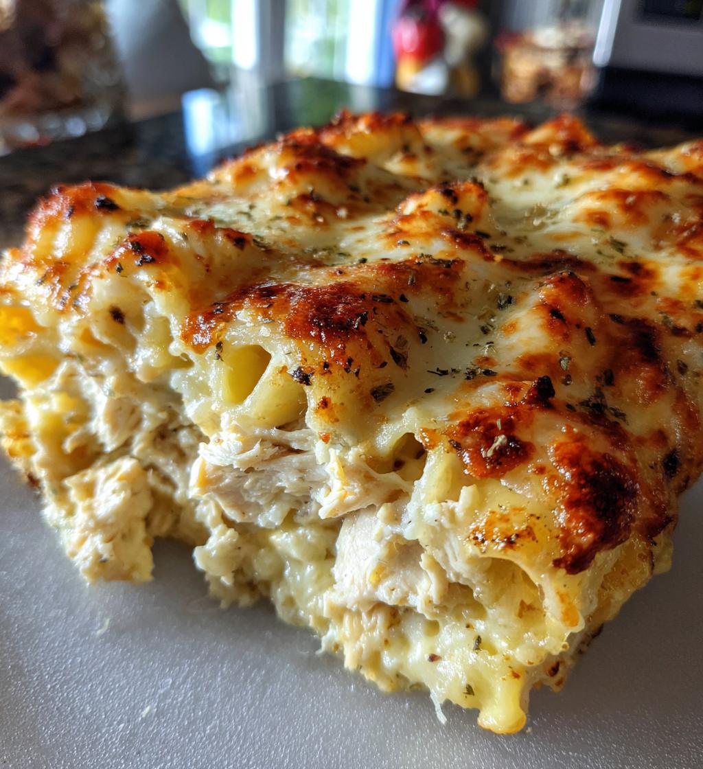 chicken alfredo stuffed shells
