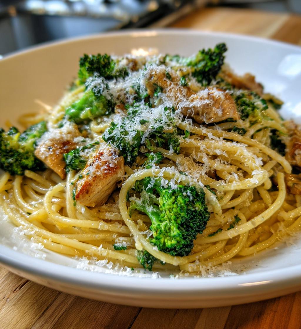 chicken and broccoli pasta
