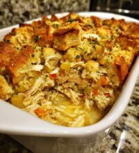 chicken and dressing casserole 2