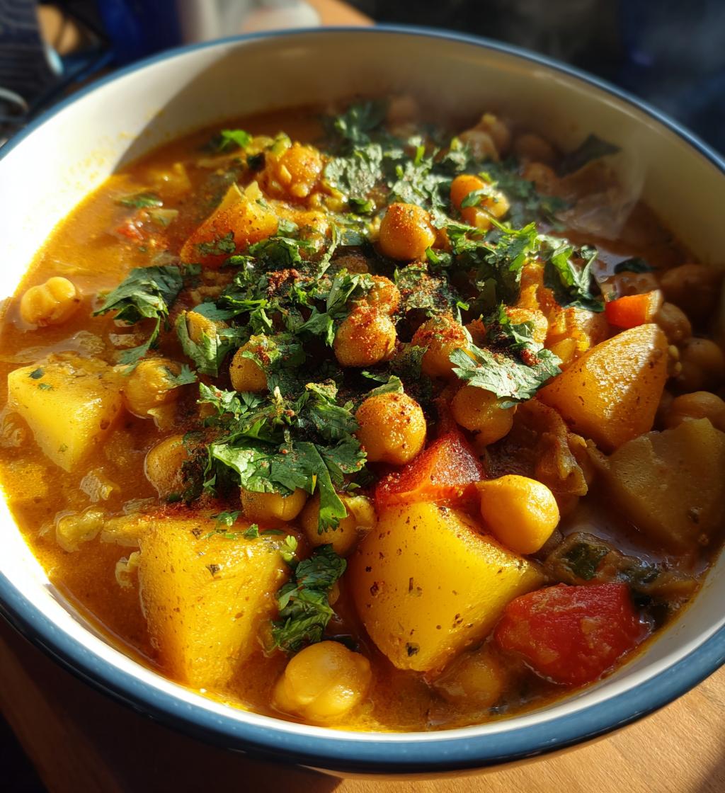 chickpea and potato curry recipe