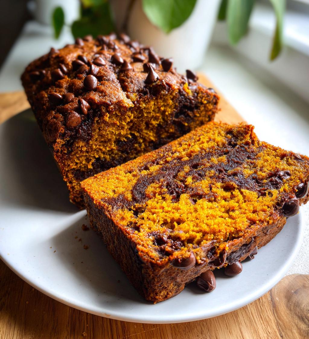chocolate chip pumpkin bread