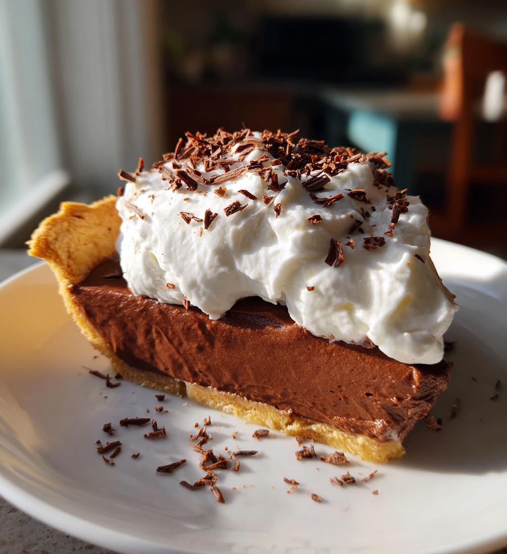 chocolate cream pie easy recipe