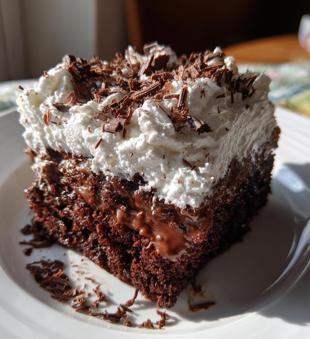 chocolate poke cake