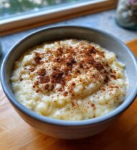 classic creamy rice pudding