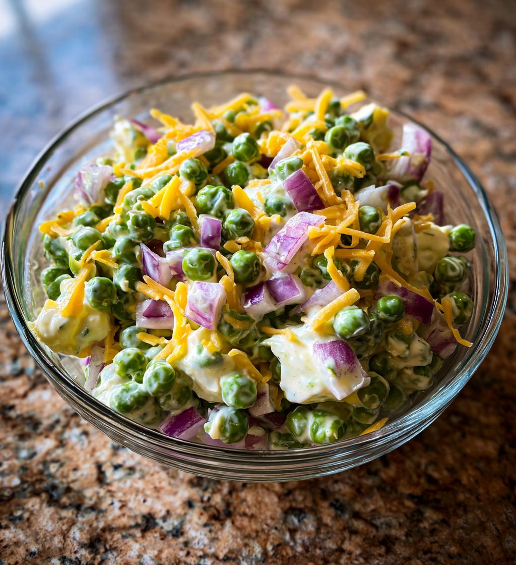 classic pea salad recipe
