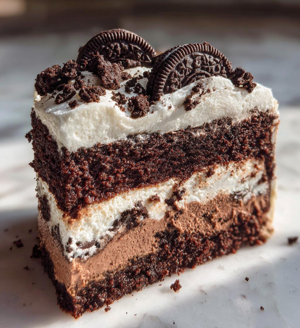 cookies and cream cake - detail 1