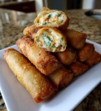 crab cake egg rolls recipe