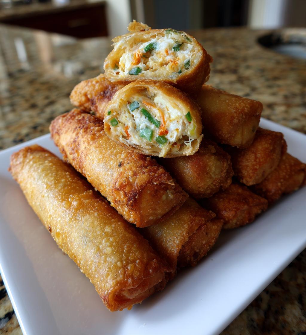 crab cake egg rolls recipe