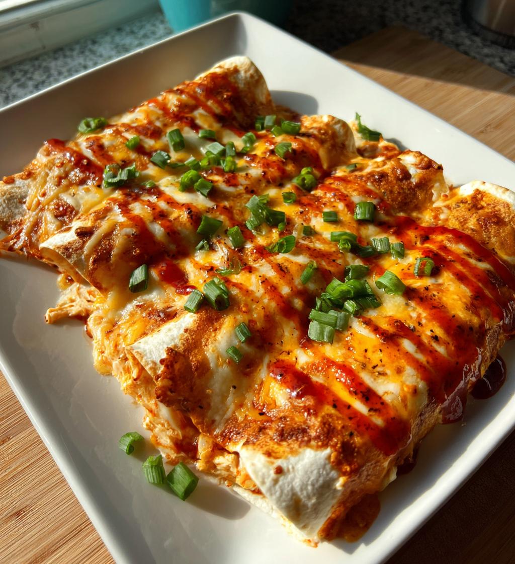 cream cheese chicken enchiladas - detail 1