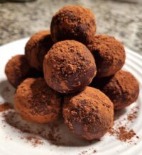 cream cheese chocolate truffles