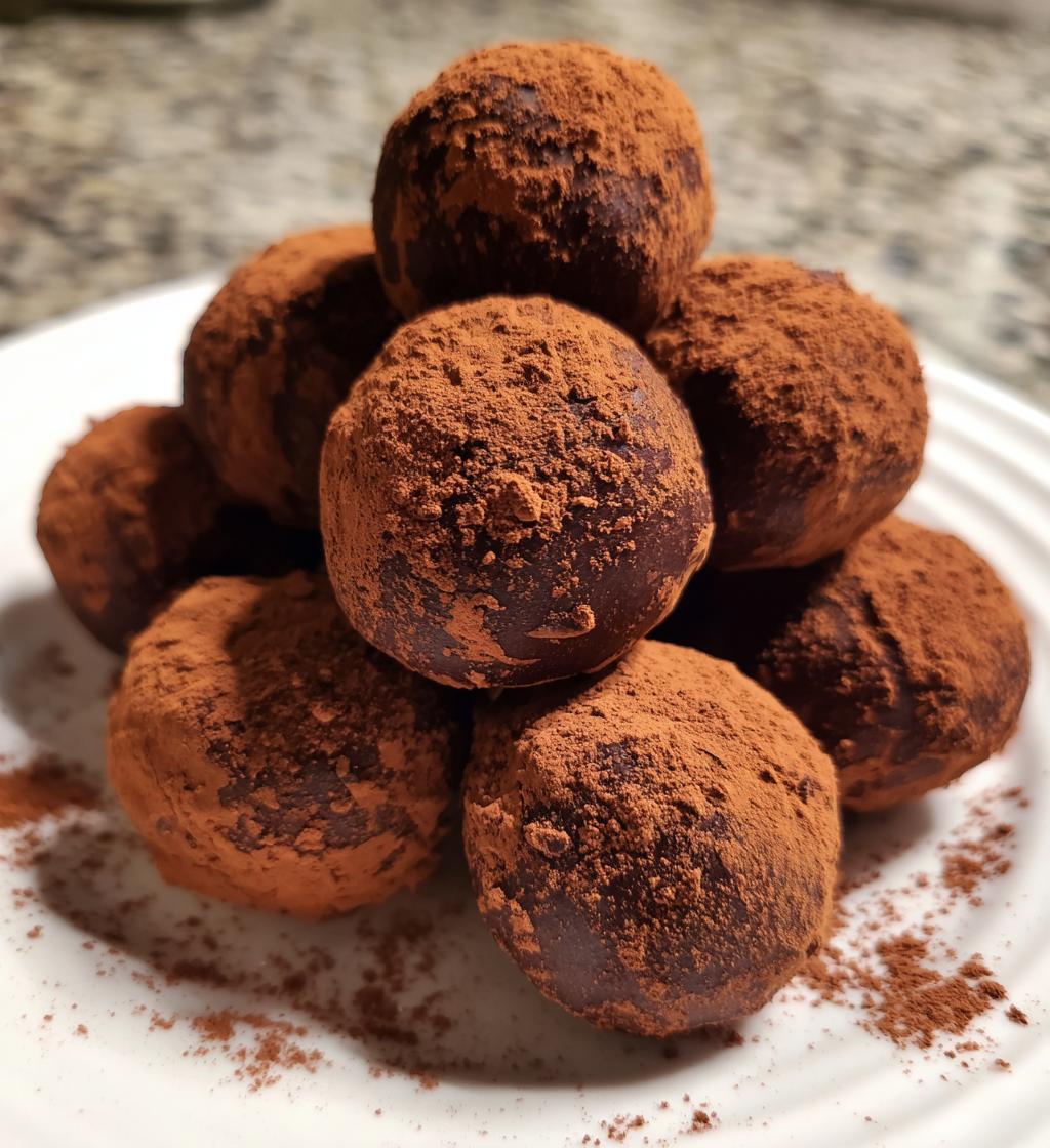 cream cheese chocolate truffles