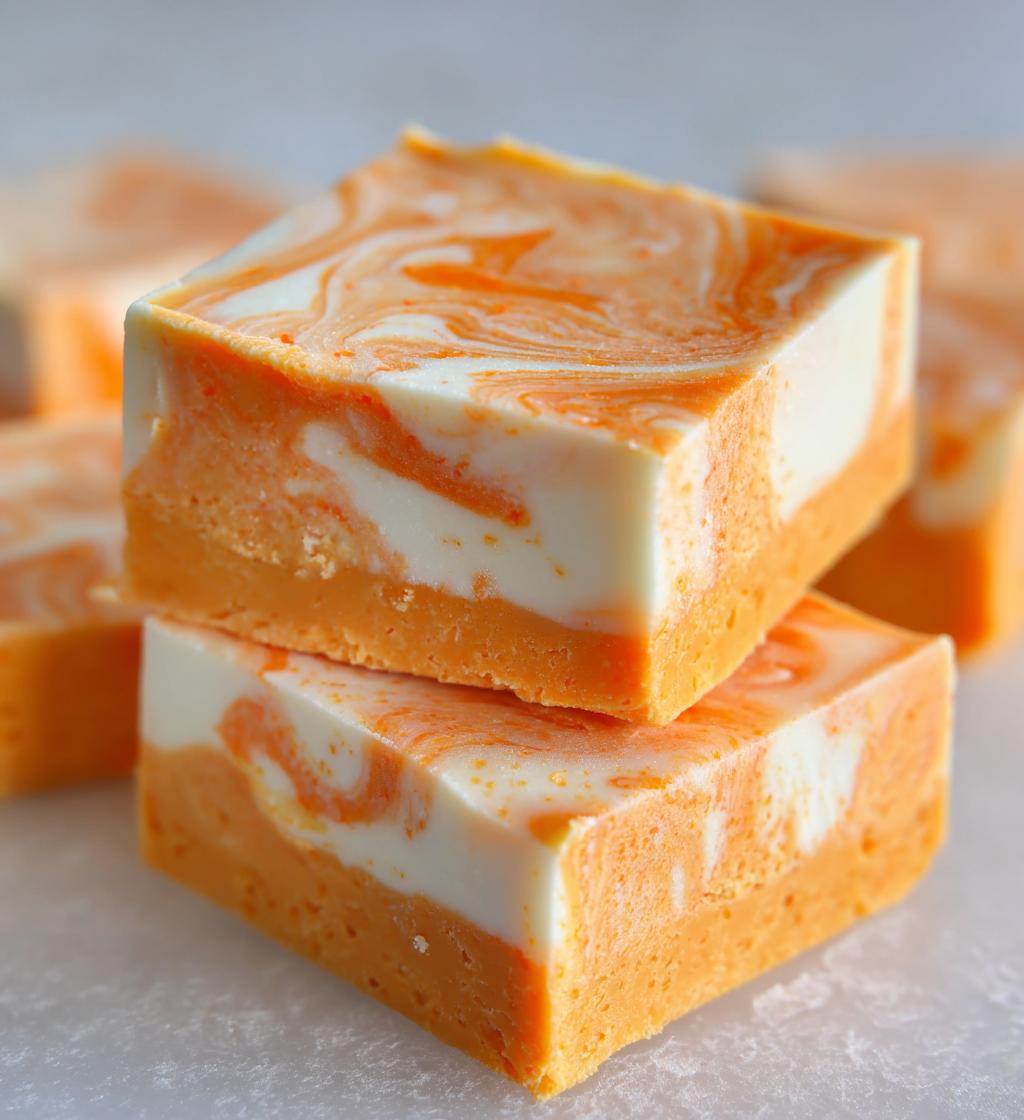 creamsicle fudge