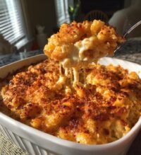 creamy baked mac and cheese