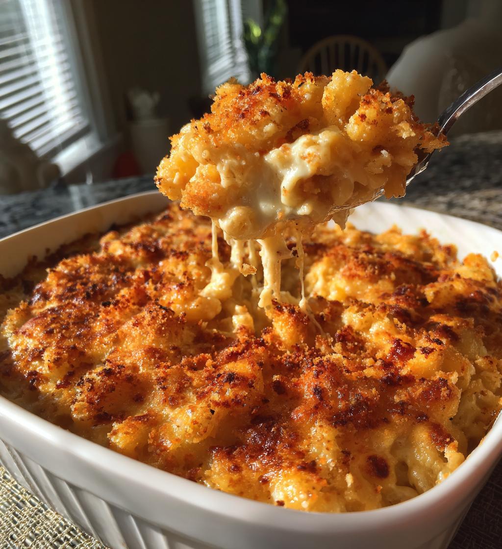 creamy baked mac and cheese