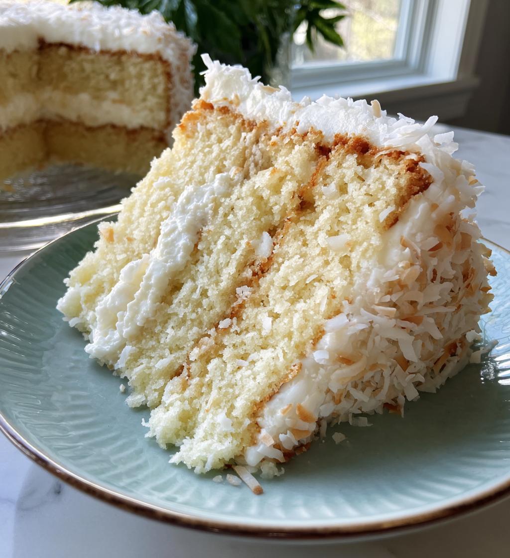 creamy coconut cake