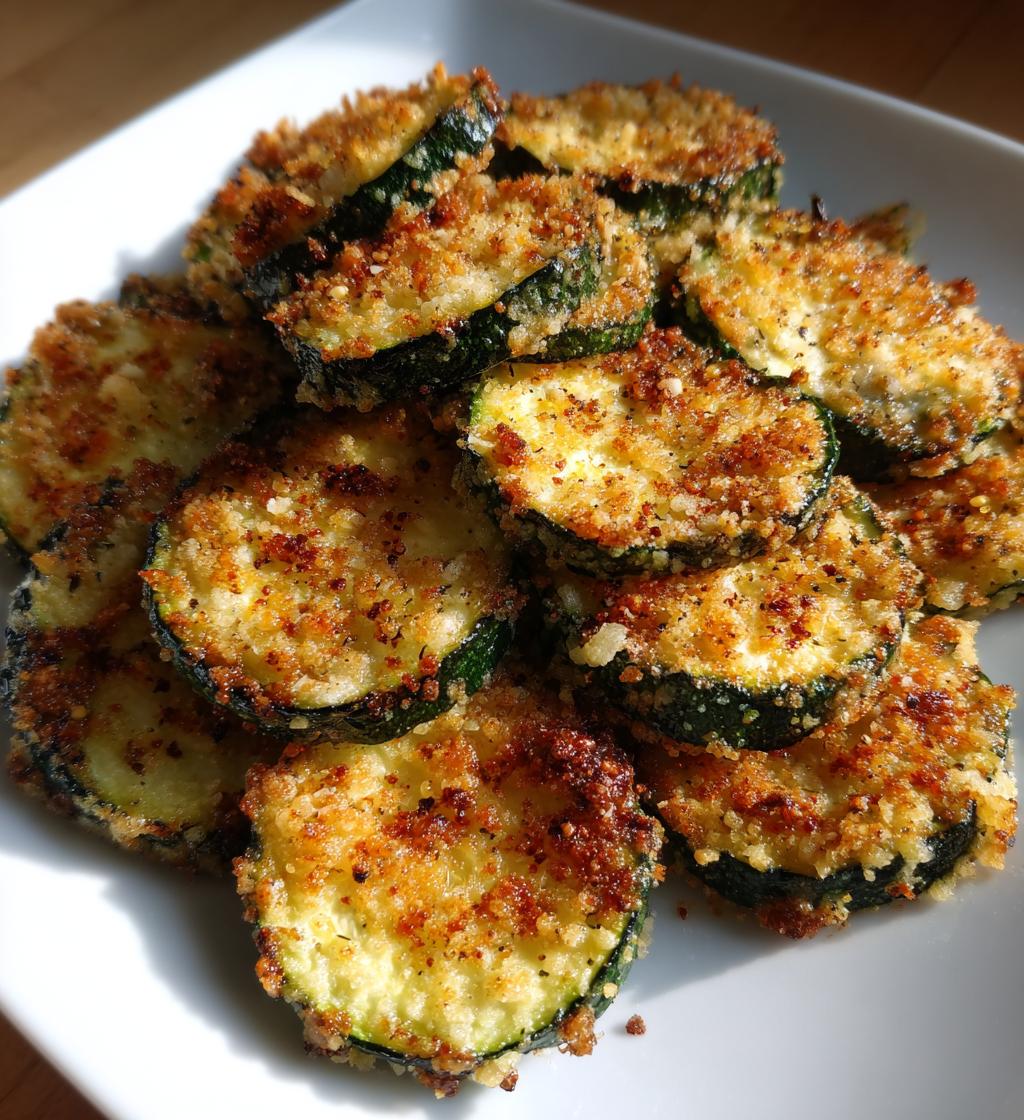crispy baked zucchini chips